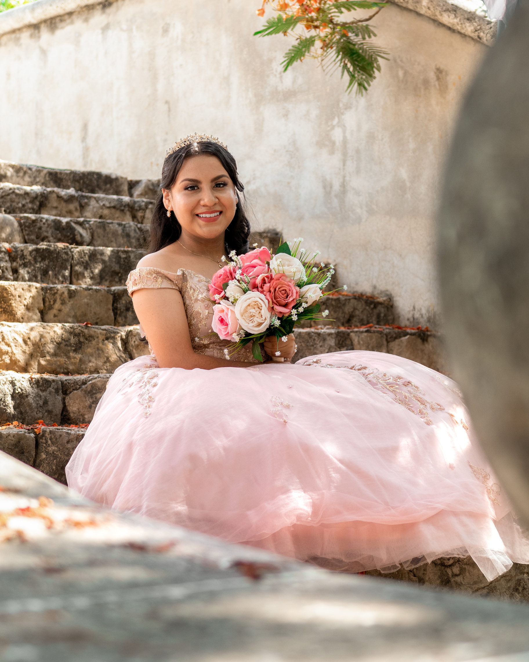 Quinceañera photoshoot